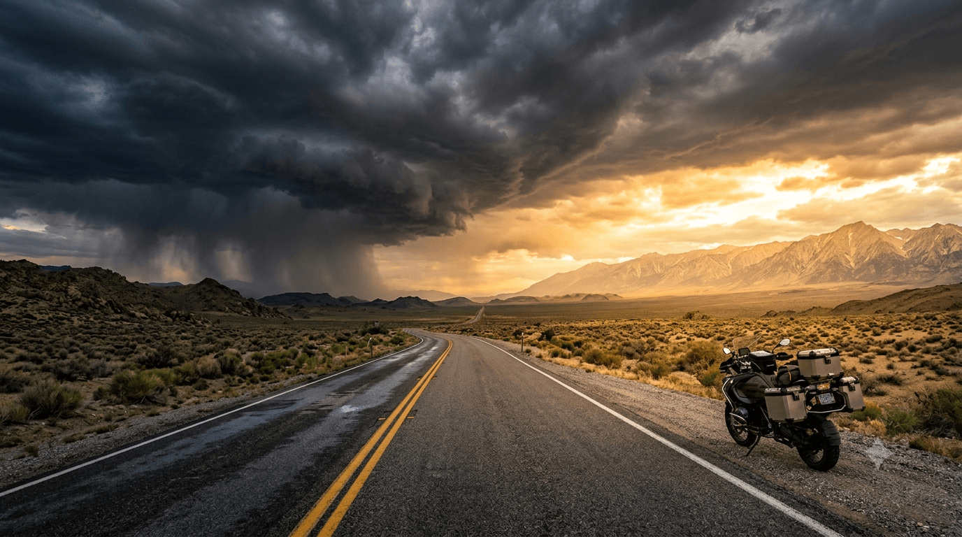 Motorcycle Weather Safety: Riding Through Sudden Storms