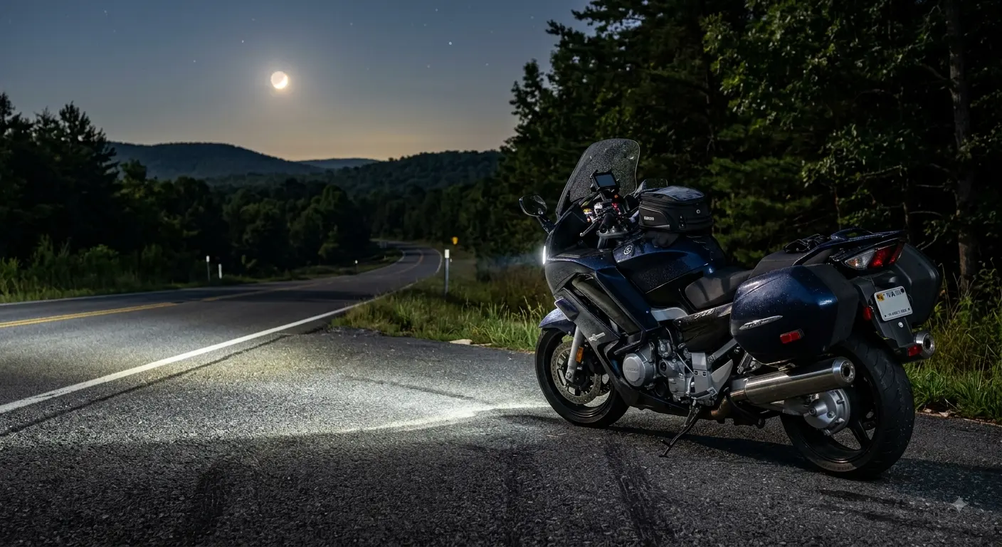 Virginia Motorcycle Night Riding Safety: 7 Backroad Survival Rules