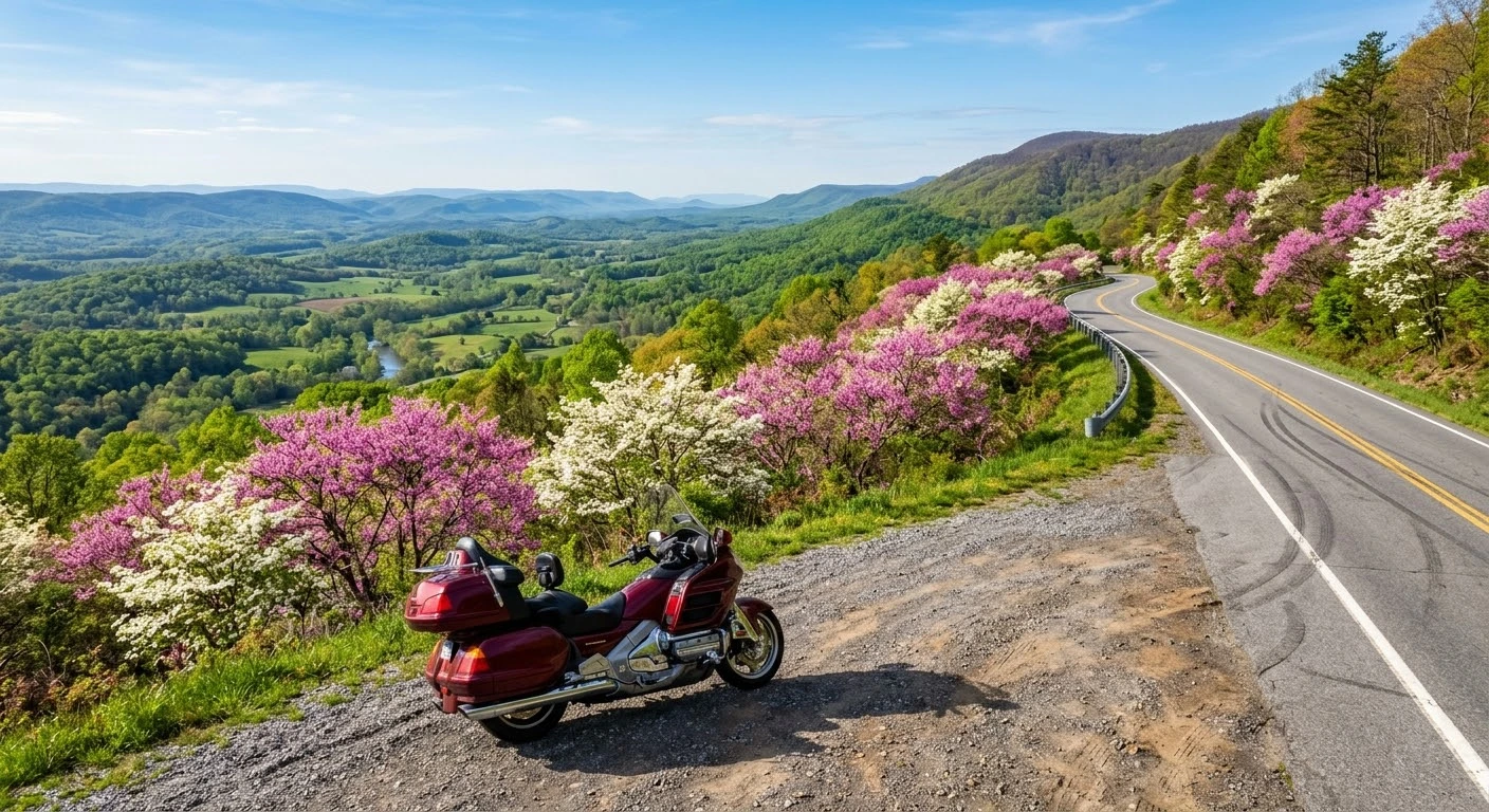Best Spring Motorcycle Rides in Virginia for Scenic Blooms 2026